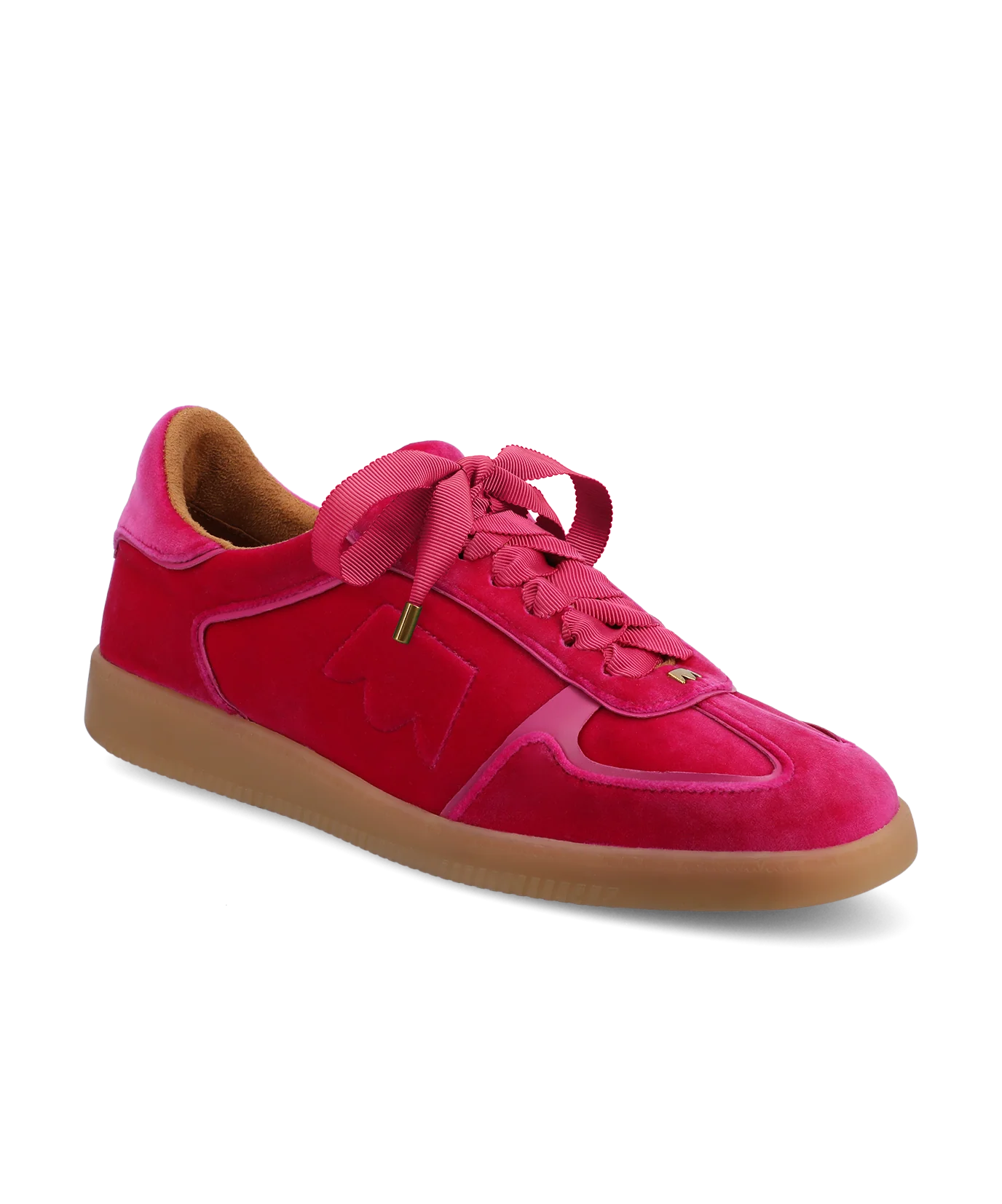 The Jay Sneaker - Hot Pink Velvet